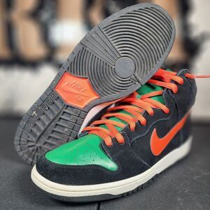 Nike SB Dunk High Pro Jagermeister Roller Derby Mens Size 13 2011 Shoes Green